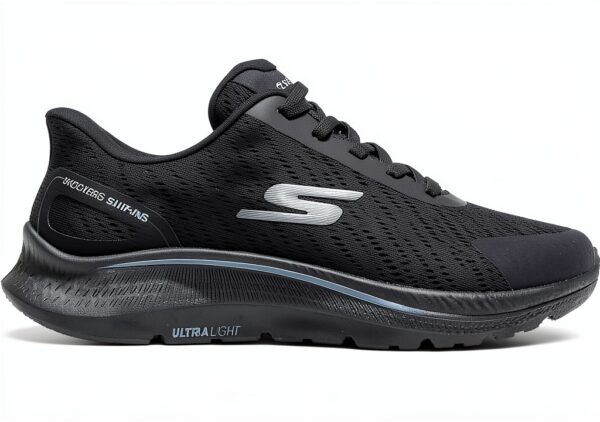 Skechers Go Run Consistent 2.0 Scarpe da Ginnastica Uomo Nero Tessuto-2