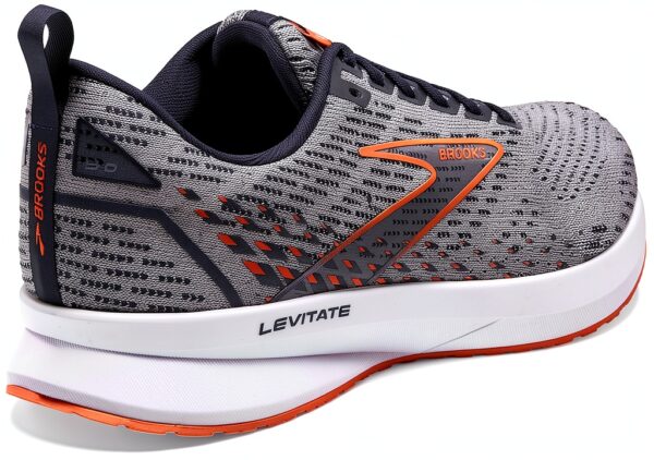 Brooks Levitate Gts 5 Scarpe da Corsa Uomo – DNA AMP, Fit Knit Grigio-3
