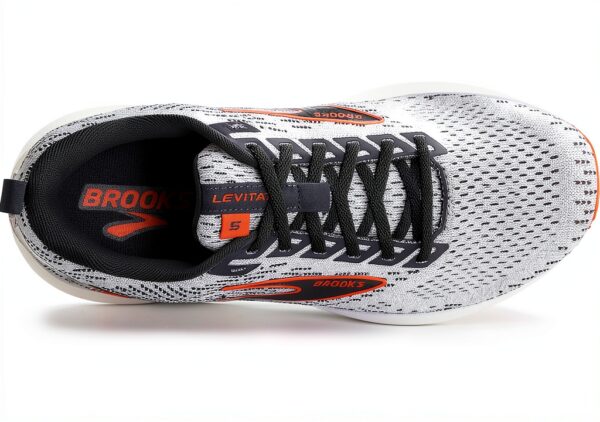 Brooks Levitate Gts 5 Scarpe da Corsa Uomo – DNA AMP, Fit Knit Grigio-4