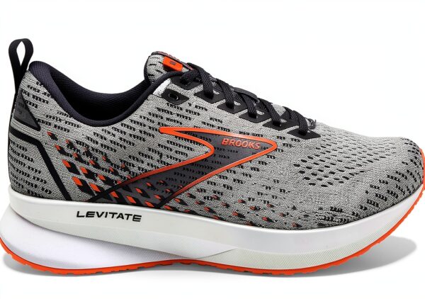 Brooks Levitate Gts 5 Scarpe da Corsa Uomo – DNA AMP, Fit Knit Grigio-1