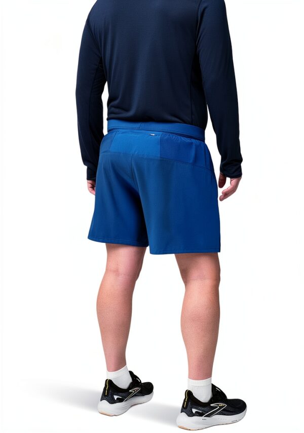 Brooks Pantaloncini Uomo 7 pollici Vita Media Neo Blu Comfort e Stile-1