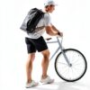 Brooks England Giorno Pack Pickwick Zaino in Tela e Pelle Nero S-3