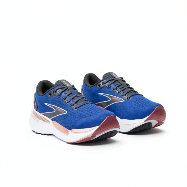 BROOKS Glycerin GTS 21, Sneaker Donna, Blue/Icy Pink/Rose, 40.5 EU-1