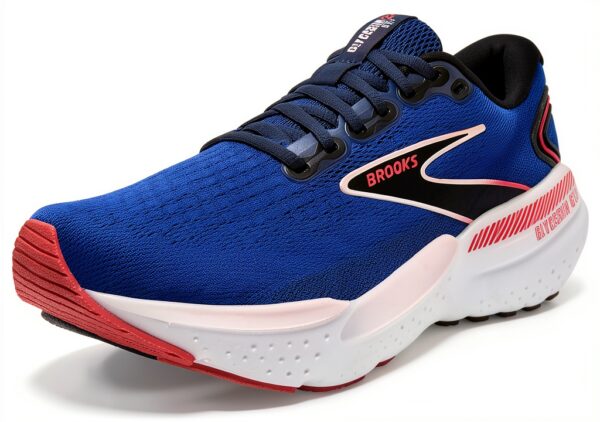 BROOKS Glycerin GTS 21, Sneaker Donna, Blue/Icy Pink/Rose, 40.5 EU-0