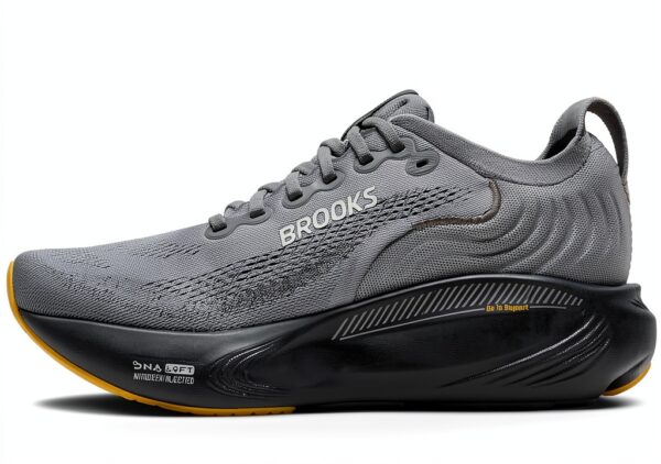 Brooks Adrenaline GTS 25 - Scarpe da Corsa e Camminata da Uomo, Primer Grigio/Ebano/Gelsomino, 9.5 Wide-4