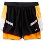 Brooks - Run Visible 4" 2in1 Short 2.0, Pantaloncini Donna-0