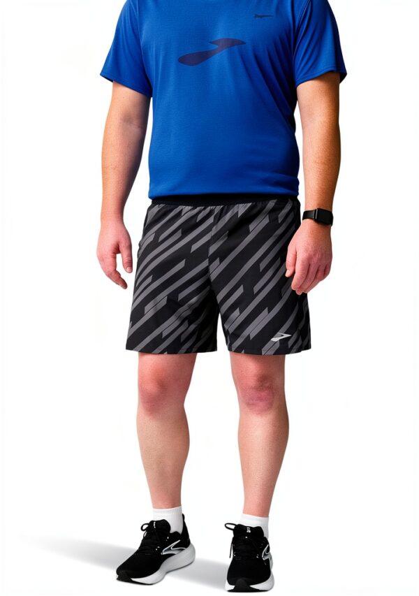 Brooks Journey 7" 2-in-1 Shorts Uomo, Pantaloncini Sportivi con Logo e-0