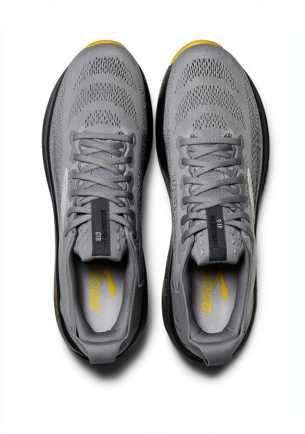 Brooks Adrenaline GTS 25 - Scarpe da Corsa e Camminata da Uomo, Primer Grigio/Ebano/Gelsomino, 9.5 Wide-3