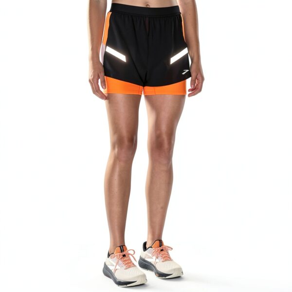 Brooks - Run Visible 4" 2in1 Short 2.0, Pantaloncini Donna-1