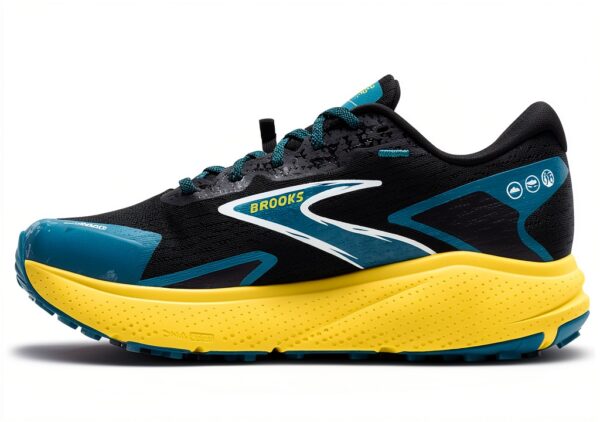 Brooks Divide 5 Sneaker Uomo Nero Celestial Quince-4
